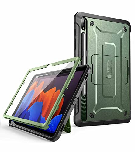 SUPCASE Hülle für Samsung Galaxy Tab S8 Ultra (14.6'') Case 360 Grad Schutzhülle [Unicorn Beetle Pro] mit Displayschutz und S Pen Halter 2022 Ausgabe (Grün)