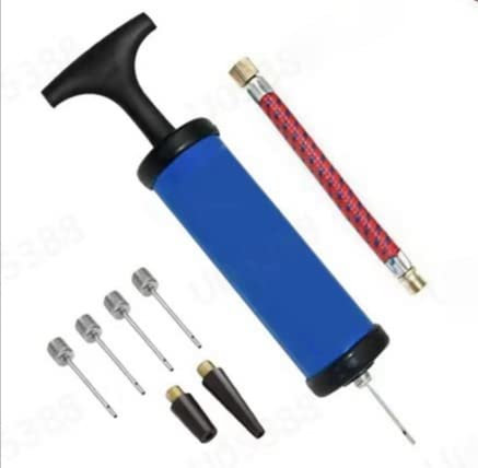 Teduola Kit de gonflage de pompe à ballon portable pour basket-ball, football, volley-ball, rugby, ballons, bouées de natation et autres appareils de gonflage