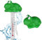 OFFCUP Schwimmende Wasserthermometer, Cute für Swimmingpool, Hot Tubs, Fischteiche & Baby-pool (Grüner Frosch)