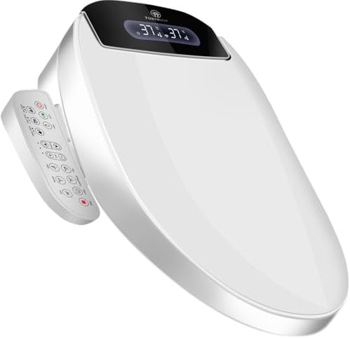 TokyoSeat - Marque Française : Siège Toilette Japonaise Complet, Abattant WC Japonais Electrique Lavant Séchant avec cuvette Japonaise Chauffante et Innovante, Bidet WC eau chaude, Confort et Élégance