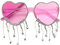 VOCUE Herzbrille Frau mit Strass Herz Partybrille Strand