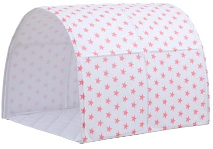 TiCAA Spiel- und Betttunnel, Kinderzelt, Kindertunnel für Jungs & Mädchen Spielzelt für Bodenbett, Hochbett, Etagenbett und Einzelbett 90x200cm