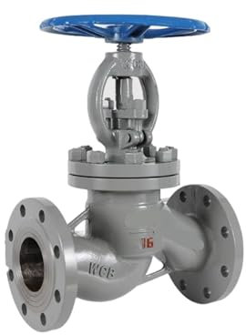 HEXEH Gussstahl J41H-16C DN15-DN400 Gussstahl-Absperrventil mit Flansch for Ventile for Industrieanlagen, Kessel, Kompressoren, Wärmetauscher usw.(304 DN40)