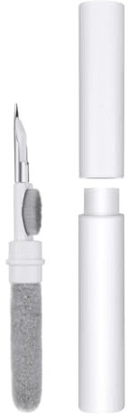 OneTreeTime AirPod Cleaning Kit, 3 in 1 Airpod 2024 Cleaner Pen with Sponge, Wireless Earbuds Clean Pen, Multifunctional Earphone Cleaning Kit for Dust Removal Earbuds Mobile iPhone(White-3-in-1)