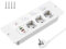 Tischplatte Versenkte Steckdose, Einbausteckdose mit 2 USB und 2 Type-C(PD 20W), 3 Fach Steckdose mit Unabhängiger Schalter, Tischsteckdose Mehrfachsteckdose mit Überspannungsschutz, 3250W, 1.8M Kable