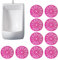 Lot de 10 tampons d'urinoir pour chambre d'homme - Tapis anti-odeurs pour urinoir - Nettoyant pour urinoir - Longue durée - Réduit les taches - Réduit les gâteaux d'urinoir