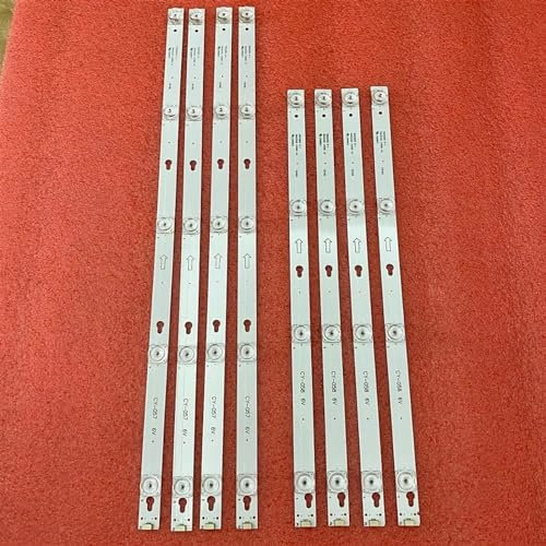TVAAGHBCBR Kit 8 pz Barra di Retroilluminazione LED Compatibile for Thomson 55 TV 55UD6216 55UD6236 55UD6206 55UD6206W(40pcs for 5 TV)