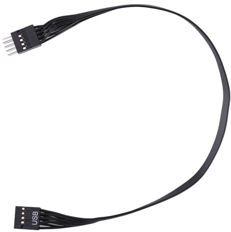 TTTLLNN Cavo di prolunga anteriore USB 2.0 a 9 pin per scheda madre per computer desktop e laptop (20 cm/30 cm/50 cm)