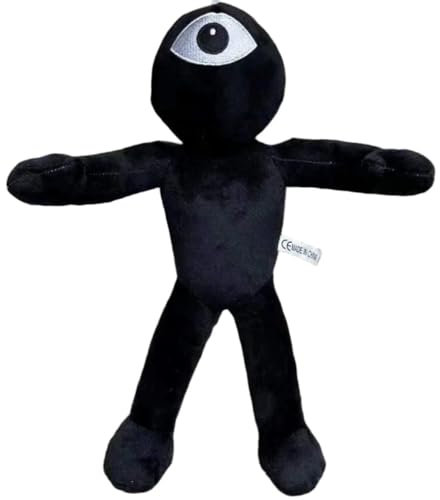 wiztex Rob-lox Plüschtier Kollektion | Schön animiertes Plüschtier inspiriert von Robblox Fans (Black Eye Robblox)