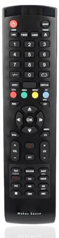 1 Mando a Distancia Compatible con el Mando a Distancia de TV Akai Makes Sense de Telefunken(Akai OR TELEFUNKEN)