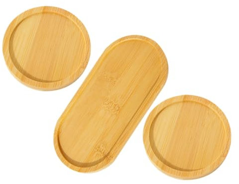 NULYLU Lot De 3 Soucoupes Plantes De Drainage Réutilisables pour Pots De Fleurs Assiettes pour Récupérer l'eau