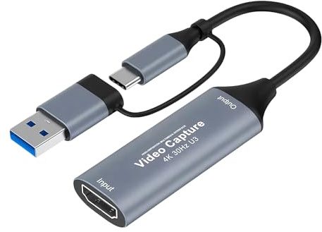 Scheda di acquisizione audio USB, scheda di acquisizione video, convertitori di dispositivi di digitalizzazione, per computer portatile, fotocamera, telefono, giochi, streaming, registrazione, PC, TV