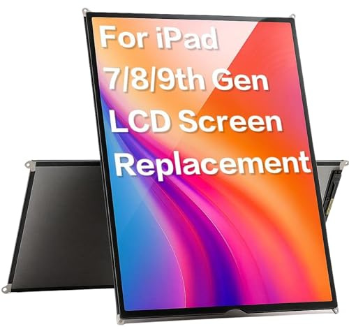 ETech61 Schermo LCD di ricambio per iPad 7a 8a 9a generazione Gen 10,2 (A2197 A2198 A2200 A2270 A2428 A2429 A2430 A2602 A2603 A2604 A2605) (non touch screen)