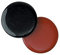 Visiodirect Lot de 5 Jetons Pile ou Face, Coloris Noir et Rouge - Diamètre 30 mm