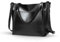 NICOLE & DORIS Neue Handtaschen für Frauen Tote Handtaschen chic Umhängetaschen große Kapazität Schwarz