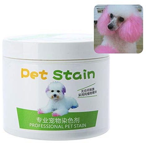 yibenwanligod Anti-Allergisches Haarfärbemittel für Katzen und Hunde, 100 ml Rosa (Cherry Pink)