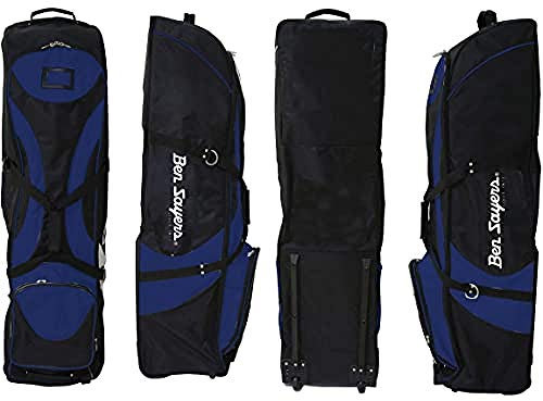 Ben Sayers Unisex – Erwachsene Deluxe Travel Cover Hüllen für Reisetaschen, Black/Blue, 125cm