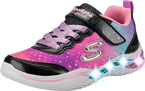 Skechers Mädchen Sneaker Power Petals Painted Daisy Schwarz 32
