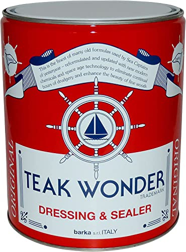 BTK Teak Wonder Dressing & Sealer 1 Litre 4 litres Lasure pour Teak Bateau Lustrant Protecteur Nautique