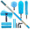 IGAD Pole Cleaning Kit with 7m (24ft) Extension Pole Squeegee and 3 Dusting Attachments