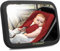 360°Autospiegel Baby Rücksitz - Großer Bruchsicherer Rücksitzspiegel Baby, Sicherheitsspiegel Auto für Babyschale, Kristallklarer Baby Rückspiegel Auto, Spiegel Baby Auto Rücksitz (Sleek Black)