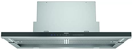 Siemens LI99SA684 iQ700 - Cuffia per schermo piatto/sensore di aria/illuminazione a LED/iQ Drive Motor, in acciaio inox