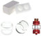 2x Ersatzglas 7,5ml für SMOK TFV18 Verdampfer Tank Bulb Glas Pyrex Tube Glastank Ersatz TFV 18