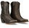 New Rock Stivali da donna in denim Texas Alti Western Cowboy Vintage Marrone Moka Brown Woman Boots Texas M.WSTM006-S2, marrone moka, 36 EU