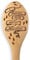 Harry The Wizard Baking Gift - Wooden Spoon Wand - Engraved Inscription - Cooking Baking Gift for Men & Women - Unofficial Fan Item (I Solemnly Swear)