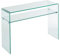 Vente-unique - Console - 1 Niche - Verre trempé - Transparent - STILEOS
