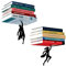 Artori Design schwebendes Bücherregal für Kinder, unsichtbares Metall-Bücherregal, Regal für Bücher zur Wanddekoration, für Buchliebhaber, Regale Wondershelf + Supershelf