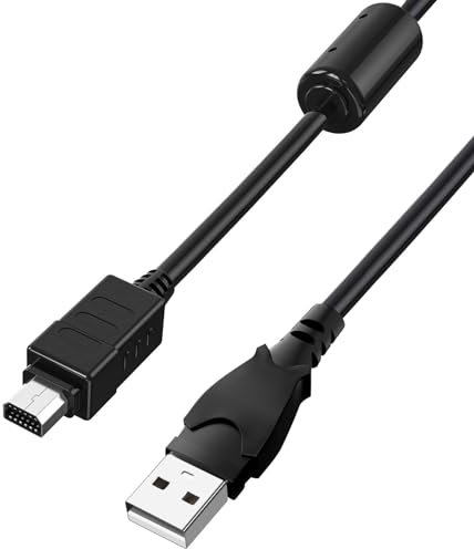 La Brodée High Grade USB cable for Olympus Digital Cameras- USB CABLE CB-USB5/CB-USB6- Works with Olympus model SP310, SP320, SP350 and More