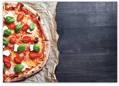 Primus Print - Papiertischsets Platzsets Tischsets für Restaurant und Gastronomie - 100 Stück Italiener Pizzeria - Verschiedene Motive - A3 (Italiener - Pizza, 100)
