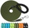 X XBEN Training Leads for Dogs, 3M 5M 10M 15M 20M 25M 30M Strong Rope Long line Dog Lead Leash with Soft Padded Handle and Heavy Duty Hook, Reflective Recall Training Leads for Large Medium Small Dog
