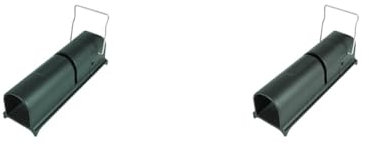 Windhager Mausefalle Secret Catch, diskrete Schlagfalle mit Spezial-Lockstoff Schnappfalle ohne Sichtkontakt, wiederverwendbar, 05055 (Packung mit 2)