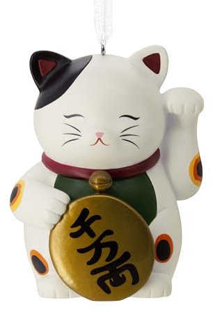 Hallmark Lucky Cat Christmas Ornament