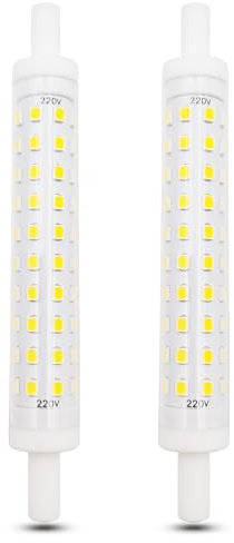 EASYIVY R7S LED 118mm 15W, Neutralweiß 4000K Leuchtmittel R7S LED J118, 120W R7S Linear Halogenlampe, Nicht Dimmbar LED Stablampe 118mm, 2 Stück