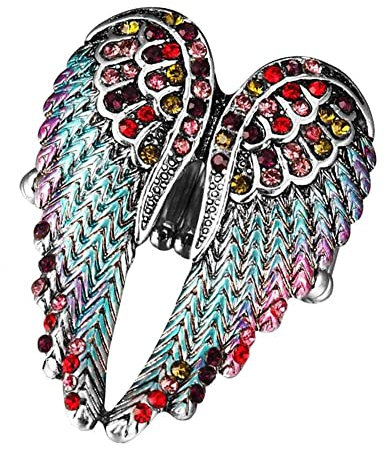 Angel Wings Ring Blauer Diamant-Einstellring Robust und kostengünstig Verarbeitete Mode
