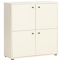 Schildmeyer Highboard Lovund 701952, cremebeige, 98 x 33 x 102 cm