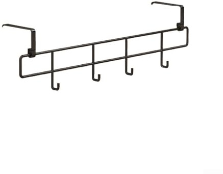 ZAMETTER Heizkörper-Kleiderständer, Haken an Heizungsrohren, Lagerregal, Kleiderständer, Heizung, Kleidung, Schuhregal (schwarz)