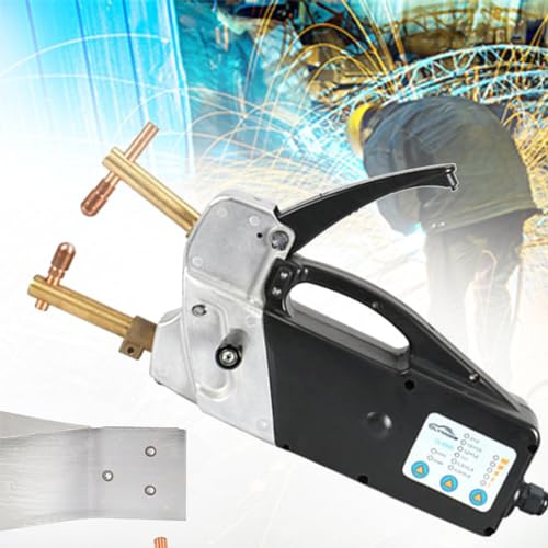 Portable Spot Welding Tool,Sheet Metal Repair Tool,Electric Spot Welder Machine,Replaceable Welding Electrode Arms - Welding Thickness: 2.0+2.0Mm, JYLSSKUK