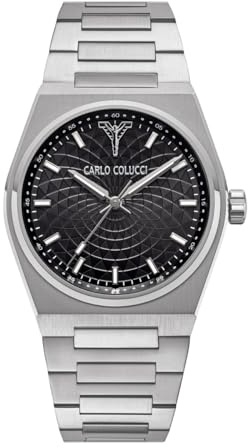 Carlo Colucci Herrenuhr CC600 Quarz Edelstahl Saphirglas