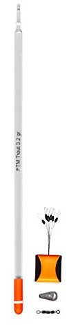 FTM New Generation Trout Set Ghost Stick 3g - zum Forellenangeln, Forellenpose zum Angeln auf Forellen, Forellenschwimmer, Pose