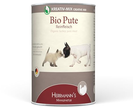 Herrmanns Dog Reinfleisch Bio-Pute 400g (Menge: 12 je Bestelleinheit)