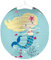 Amscan 9903491 - Lampion Be a Mermaid, Durchmesser 25 cm, Papier, Dekoration