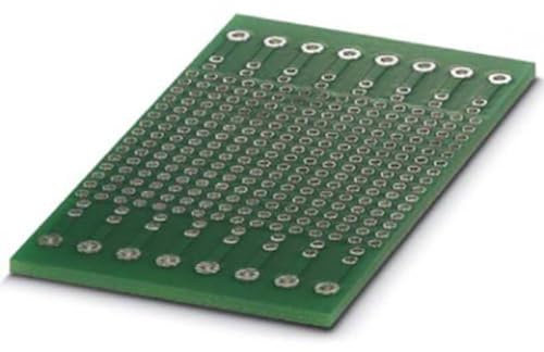 PHOENIX CONTACT EH 45F/16 DEV-PCB Leiterplatte für MKDS-5.08 Klemmen, 110°C Umgebungstemperatur, 1.600mm² Bestückungsfläche, 2.54mm Lochrastermaß, Grün