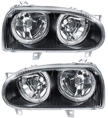 Set Design Scheinwerfer III 3 1H 91-97 klar/schwarz Angel Eyes 1010152