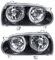 Set Design Scheinwerfer III 3 1H 91-97 klar/schwarz Angel Eyes 1010152