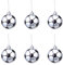 6 stücke Weihnachten Sport Ball Ornament Weihnachtsbaum hängende Kugeln Urlaub Party Decor Sport Fans (fußball)