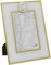 Maturi Cadre Photo en Verre avec Strass et Bord Doré 15 x 20 cm